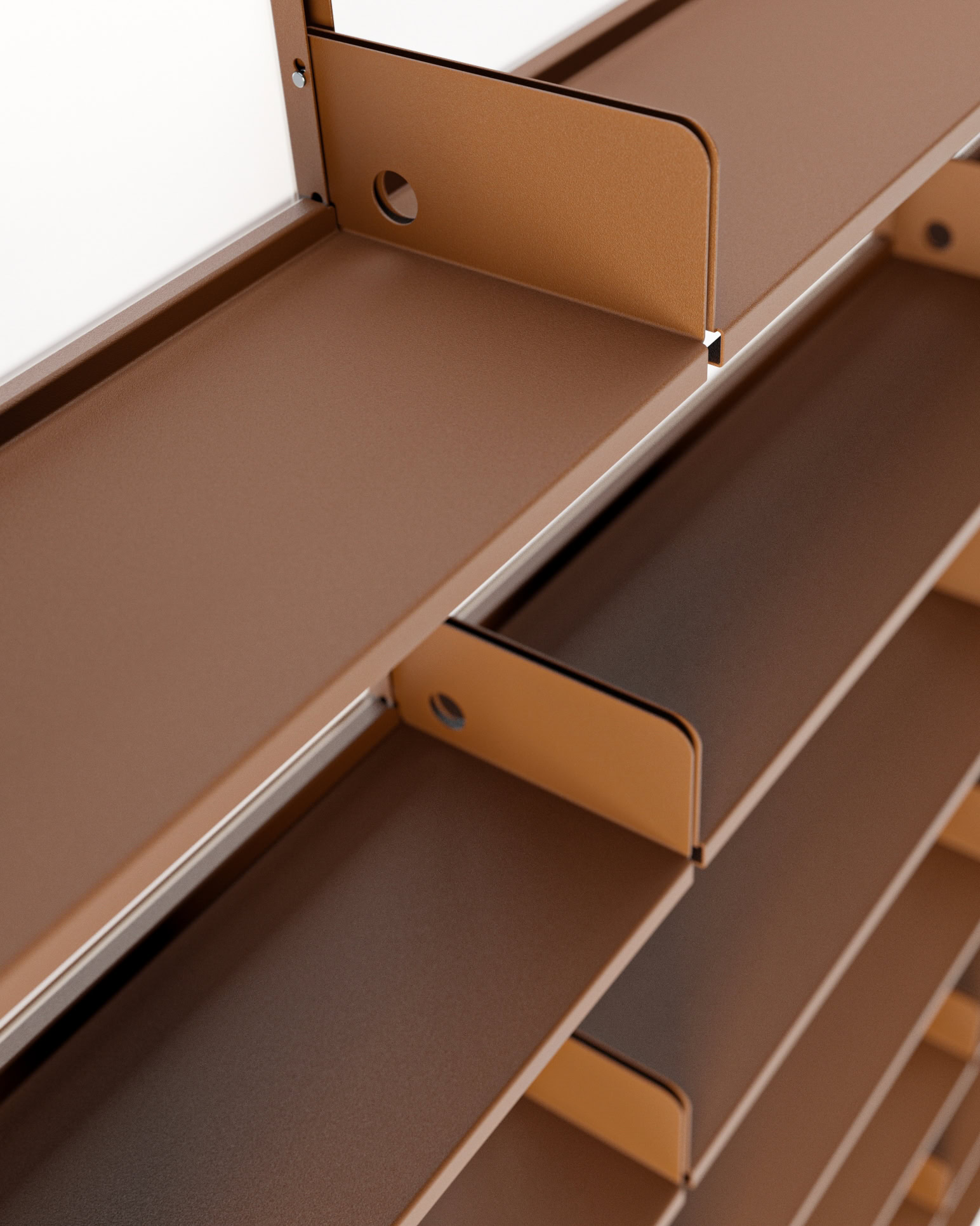 Alphabetica sospesa - Arredamento - Librerie e sistemi da parete